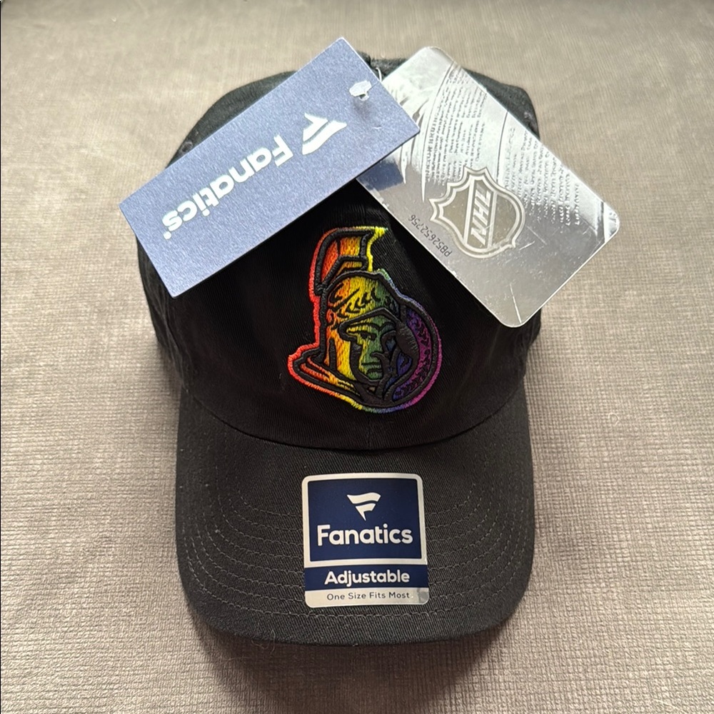 Ottawa Senators Pride Night Strapback Hat / New / 2018 Season / NHL